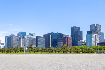 丸の内　大手町エリアの高層ビル群