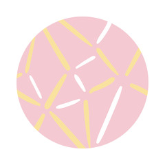 lines organic pattern block style