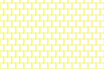Yellow square pattern, white background.