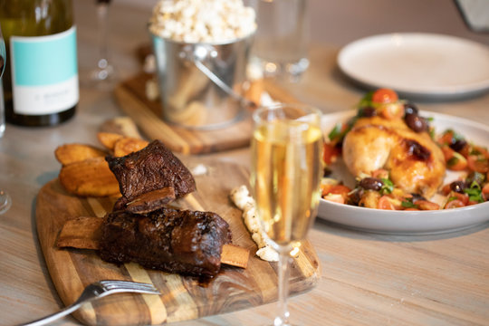 Restaurant food