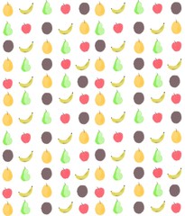 frutas, fondos, fondo de fruta, banano, manzana, pera, nature, fruit