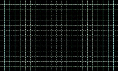 Aqua Gray Grid on Black Background. Intersecting horizontal and vertical stripes create a grid pattern in aqua and gray on black background. Generated from a photo of a natural spring.