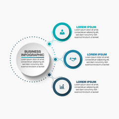 Business circle. timeline infographic icons designed for abstract background template milestone element modern diagram process technology digital marketing data presentation chart Vector