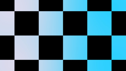 Beautiful white and cyan chessboard abstract background