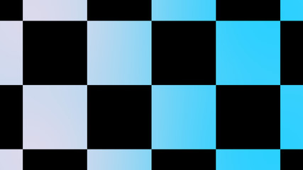 Fototapeta na wymiar Beautiful white and cyan chessboard abstract background