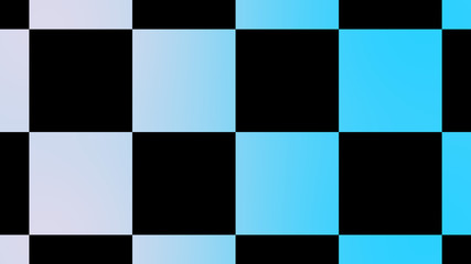 Beautiful white and cyan chessboard abstract background