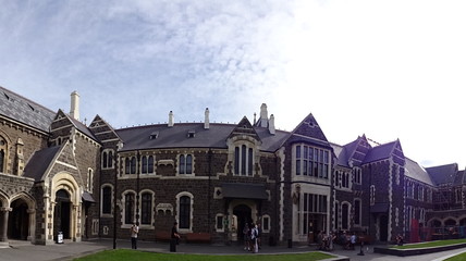 Fototapeta na wymiar The view of Christchurch in New Zealand