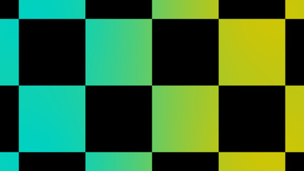 Amazing  cyan and yellow chessboard,Checker board abstract background