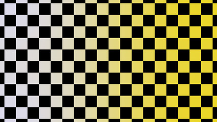 Fototapeta premium New yellow & white checker board abstract background,Best chess board