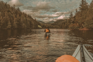 Woman kayaks into the heart of the Adirondack wilderness