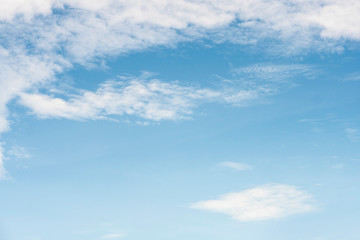 Blue sky and white clouds