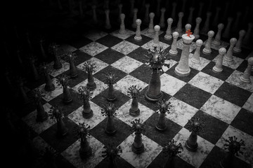 3D render, fight against coronavirus