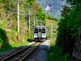 Fototapeta premium 【長野県 千曲市】姨捨駅周辺の風景