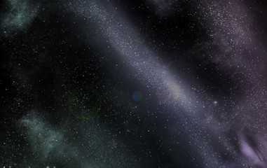 different planets in outer space