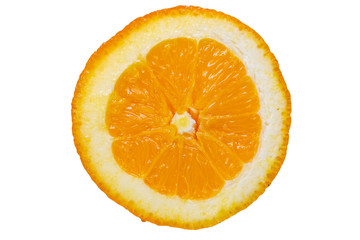 ornange friuit half slice isolated
