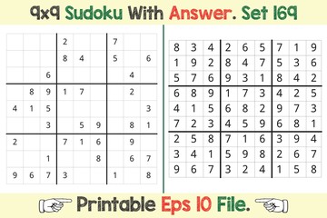 Advance Sudoku Puzzle Games Easy to Hard with Answer