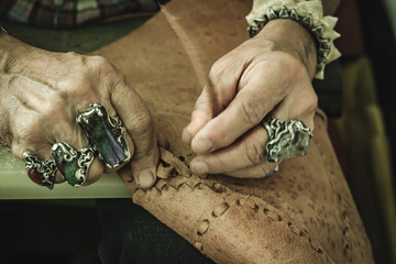 Leather Craft Workshop in Chaing Rai, Thailand