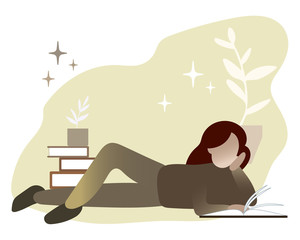 Monochrome picture of people with books. Isolated vector illustration of characters with textbook. Collection of student preparing exams. Reading and studying person.