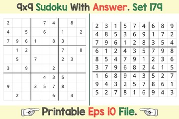Advance Sudoku Puzzle Games Easy to Hard with Answer