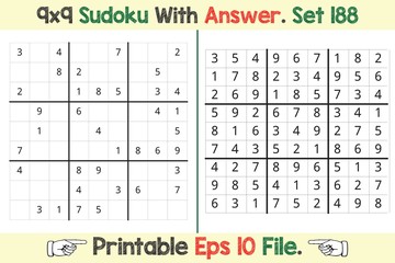Advance Sudoku Puzzle Games Easy to Hard with Answer