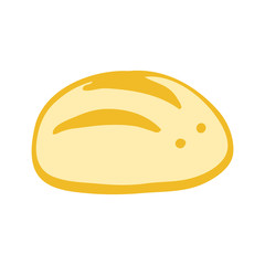 Hand drawn Japanese desserts, sweets, wagashi. Vector color illustration on a white background.