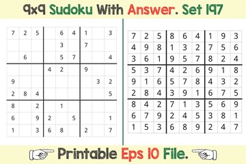 Advance Sudoku Puzzle Games Easy to Hard with Answer