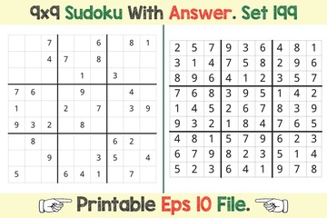 Advance Sudoku Puzzle Games Easy to Hard with Answer
