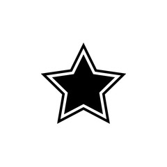 Obraz premium Star Icon Vector Illustration Design