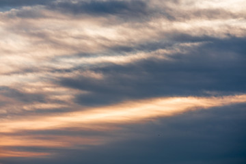 clouds at sunrise