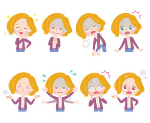 cute type blonde mom_emotion