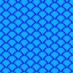 Seamles sea pattern with circles