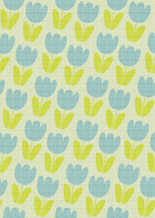 Elanance Floral motif pattern with color backgound