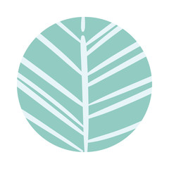 autumn tree organic pattern block style