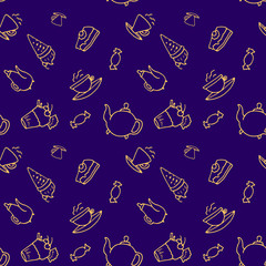 seamless abstract vector colored pattern