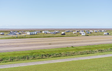 Stellplatz für Wohnmobile in Harlesiel direkt an der Nordsee