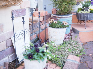 アンティーク風花壇