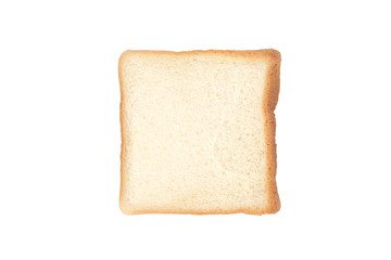 sliced bread isolated on white background