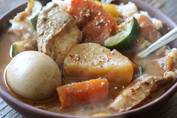 野菜がたくさんのスープカレー