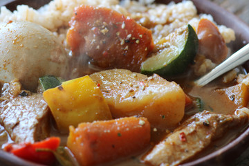 野菜がたくさんのスープカレー