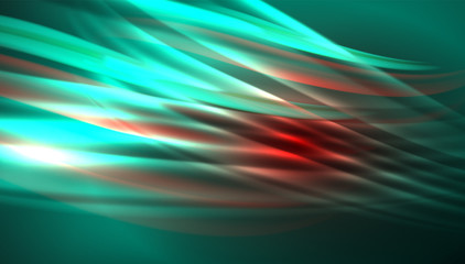 Fototapeta premium Fluid wave lines background. Trendy abstract layout template for business or technology presentation, internet poster or web brochure cover, wallpaper