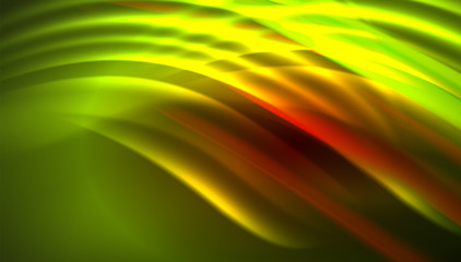 Fluid wave lines background. Trendy abstract layout template for business or technology presentation, internet poster or web brochure cover, wallpaper