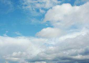 Cloudy sky background