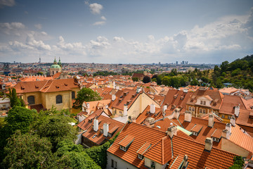 Obraz premium Pamoramic in Prague, Czech Republic.