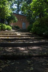 ancient staircase inside 