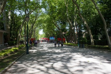 entryway to the Giardini della Biennale in venice during the Biennale