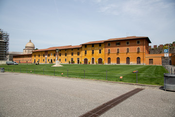 Pisa Piazza Miracoli ohne Touristen