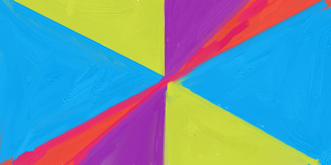 Colorful candy abstract art background painted like oils or crayons color in rainbow style 