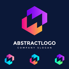 N logo design - letter n icon template elements - N Initial Intro and Monogram