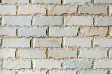 Decorative white brick tile texture background
