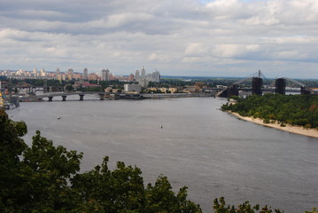 Fototapeta premium Kiev Ukraine city view